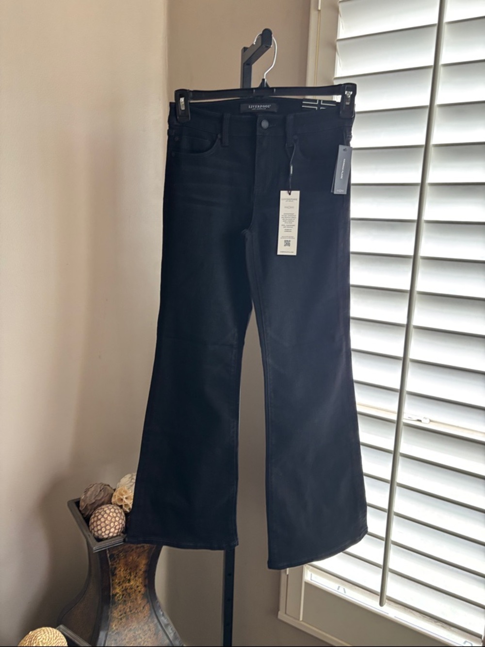 Liverpool Black Flare Jeans for Women